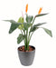 Konstgjord Växt Strelitzia 2 Blommor Dekoration H.85Cm