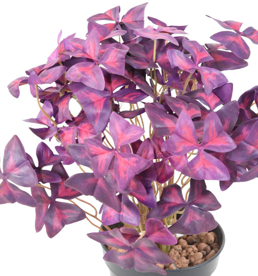 Konstgjord Växtklöver Oxalis 30Cm Lila Dekoration