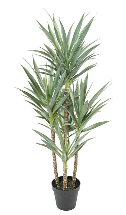 Konstgjord Yucca Växt 5 Stjälkar H.150Cm Inredning