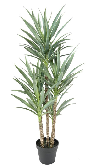 Konstgjord Yucca Växt 5 Stjälkar H.150Cm Inredning