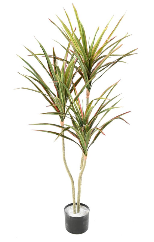 Konstgjord Dracaena Växt 3 Huvuden 140 Cm