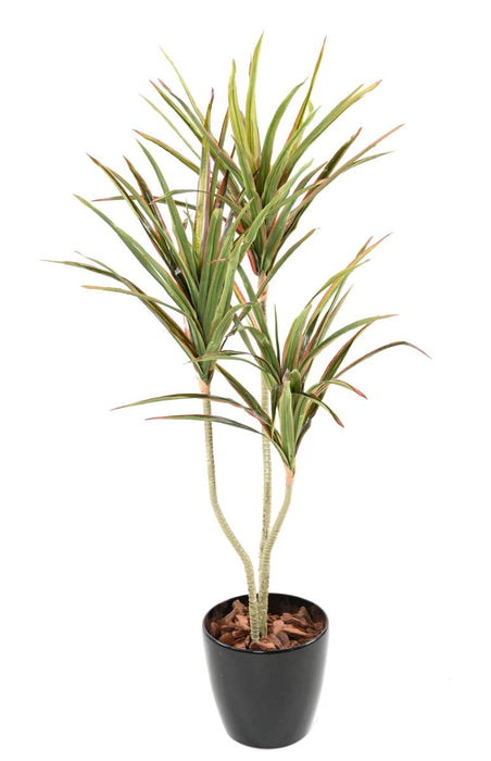 Konstgjord Dracaena Växt 3 Huvuden 140 Cm