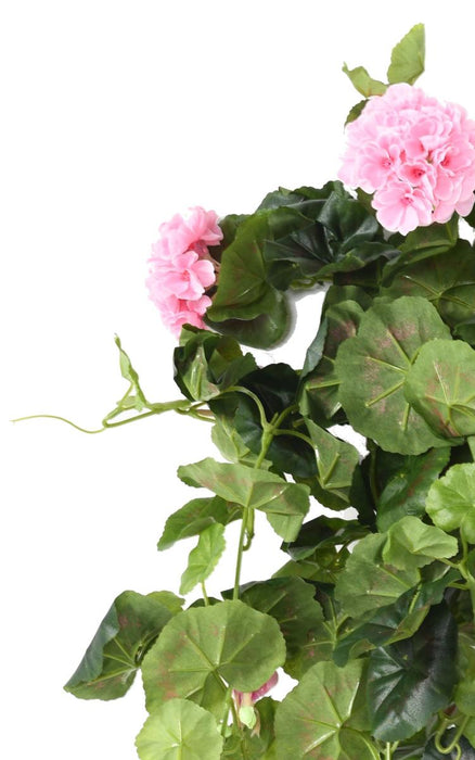 Konstgjord Pelargonväxt 60Cm Rosa Inredning