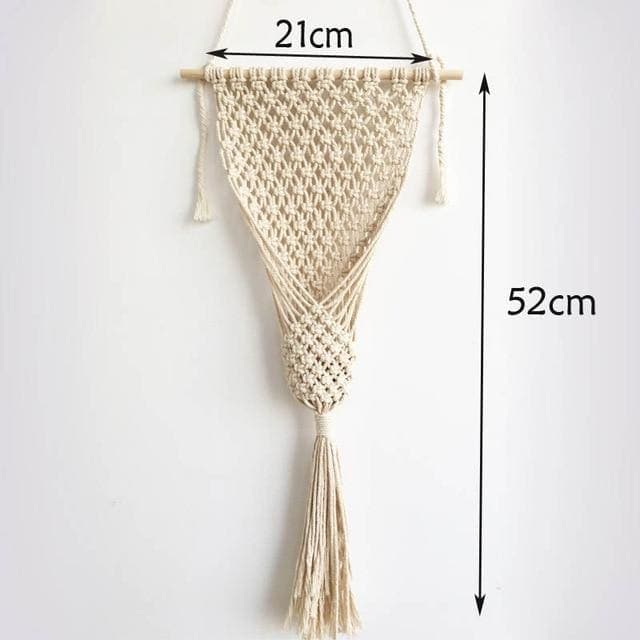 Hängande Blomkruka Macrame Krukskydd