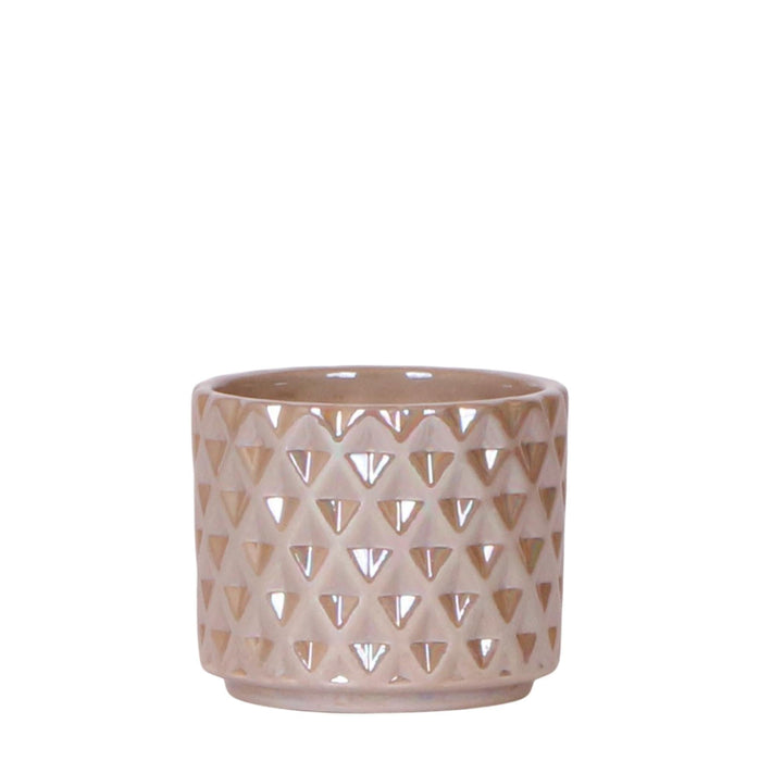 Diamond Pearl Pot - Sand