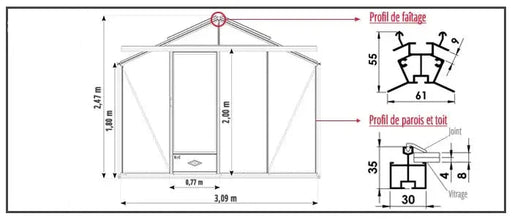 Essentia Växthus 14,10 M²