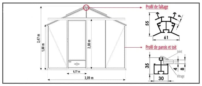 Essentia Växthus 14,10 M²