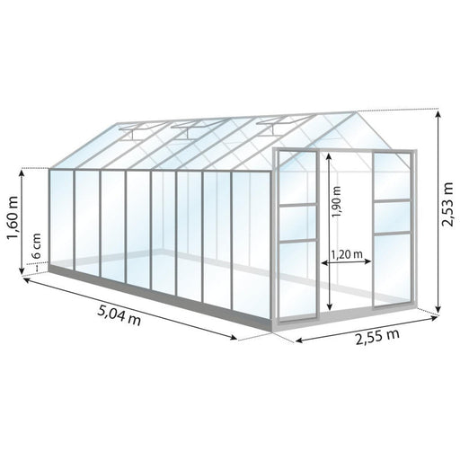 Laurus Växthus 12,9 M²