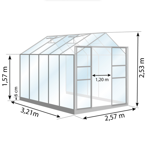 Laurus Växthus 8,1M²