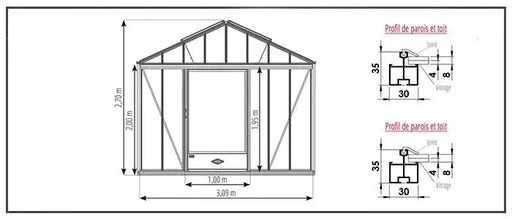 Luxia Växthus 11,80 M²