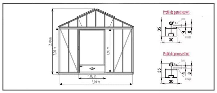 Luxia Växthus 11,80 M²