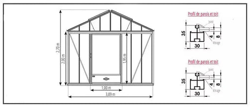 Luxia Växthus 18,70 M²