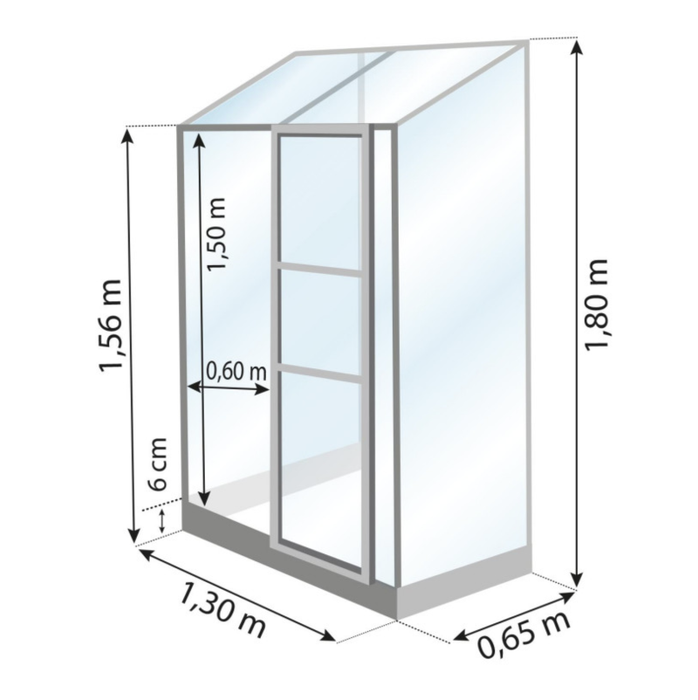 Växthus - Mélissa 0,9M²