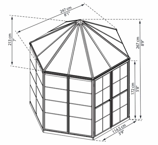 Oasis Växthus 5,3 M²