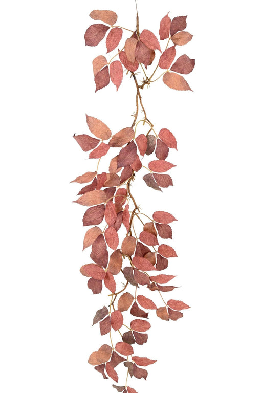 Konstgjord Virginia Creeper Röd Höst 115Cm Dekor