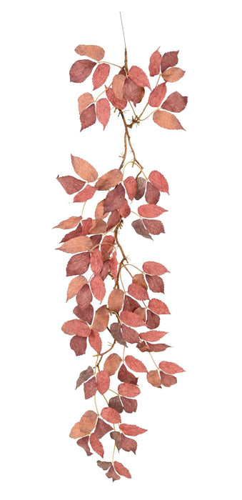 Konstgjord Virginia Creeper Röd Höst 115Cm Dekor